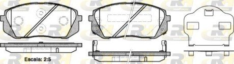 Гальмівні колодки дискові RH ROADHOUSE 21302.02