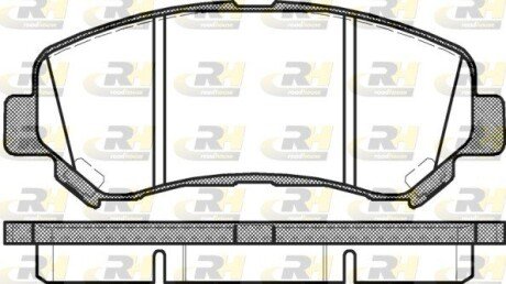 Гальмівні колодки дискові RH ROADHOUSE 21318.00