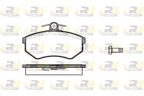 Гальмівні колодки дискові RH ROADHOUSE 2134.00