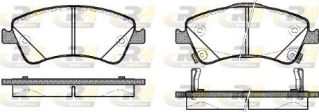 Гальмівні колодки дискові RH ROADHOUSE 21341.02