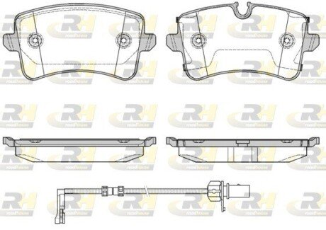 Гальмівні колодки дискові RH ROADHOUSE 21343.20