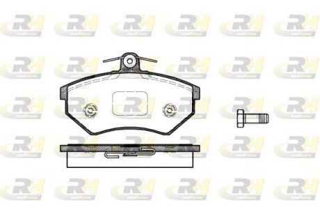 Гальмівні колодки дискові RH ROADHOUSE 2134.40