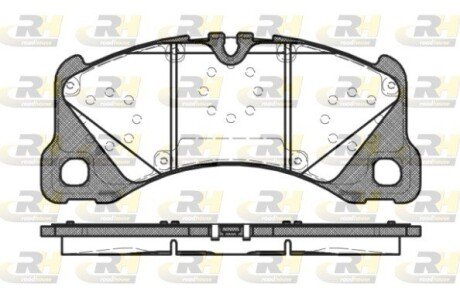 Гальмівні колодки дискові RH ROADHOUSE 21345.40