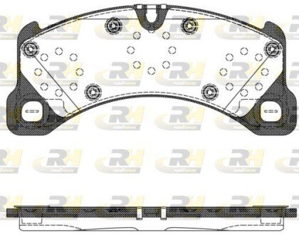 Гальмівні колодки дискові RH ROADHOUSE 21345.50