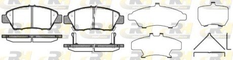Гальмівні колодки дискові RH ROADHOUSE 21358.02