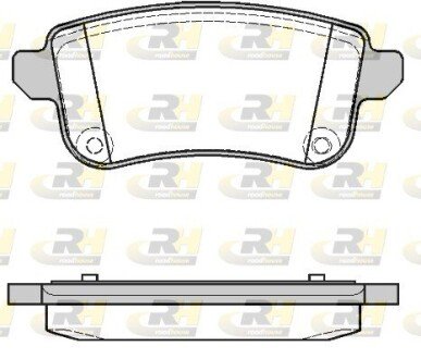 Гальмівні колодки дискові RH ROADHOUSE 21387.10