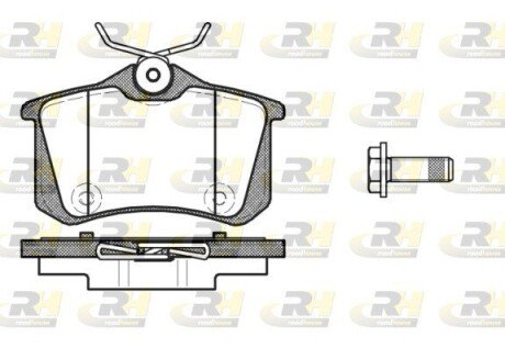 Гальмівні колодки дискові RH ROADHOUSE 21391.10