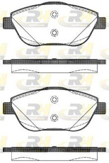 Гальмівні колодки дискові RH ROADHOUSE 21392.10