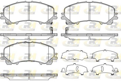 Гальмівні колодки дискові RH ROADHOUSE 21407.12