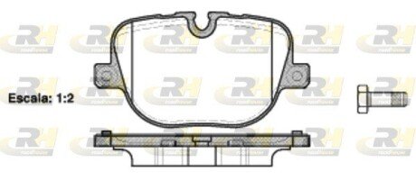 Гальмівні колодки дискові RH ROADHOUSE 21408.00