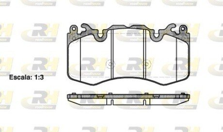 Гальмівні колодки дискові RH ROADHOUSE 21410.00