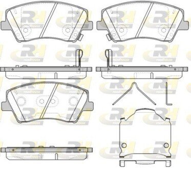 Гальмівні колодки дискові RH ROADHOUSE 21412.04 (фото 1)