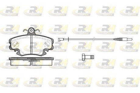 Гальмівні колодки дискові RH ROADHOUSE 2141.30