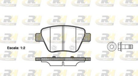 Гальмівні колодки дискові RH ROADHOUSE 21420.00