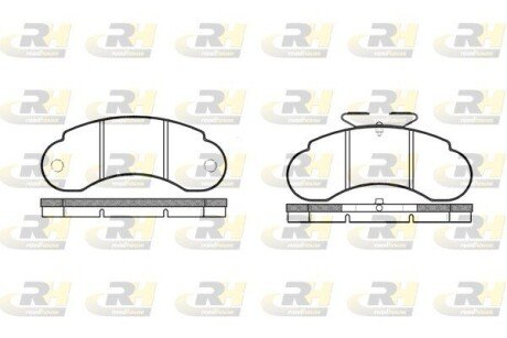 Гальмівні колодки дискові RH ROADHOUSE 2142.10