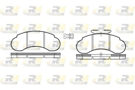 Гальмівні колодки дискові RH ROADHOUSE 2142.20