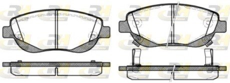 Гальмівні колодки дискові RH ROADHOUSE 21448.02