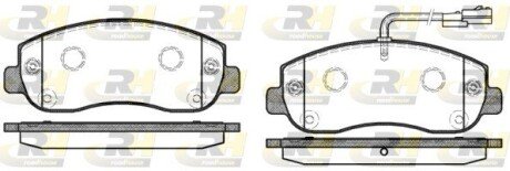 Гальмівні колодки дискові RH ROADHOUSE 21449.01