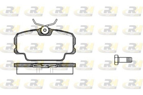 Гальмівні колодки дискові RH ROADHOUSE 2145.00