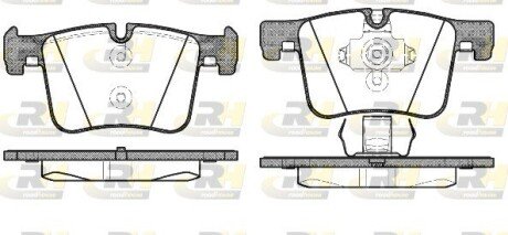 Гальмівні колодки дискові RH ROADHOUSE 21457.00