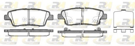 Гальмівні колодки дискові RH ROADHOUSE 21458.02