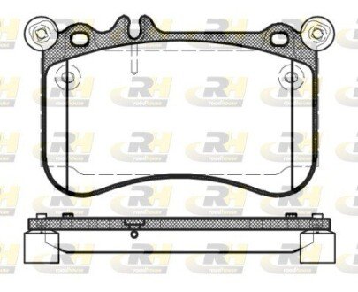 Гальмівні колодки дискові RH ROADHOUSE 21465.00