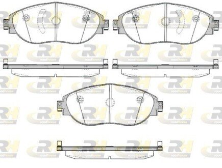 Гальмівні колодки дискові RH ROADHOUSE 21470.00