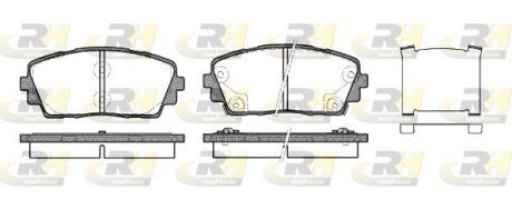 Гальмівні колодки дискові RH ROADHOUSE 21481.02