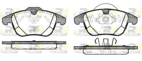 Гальмівні колодки дискові RH ROADHOUSE 21482.00