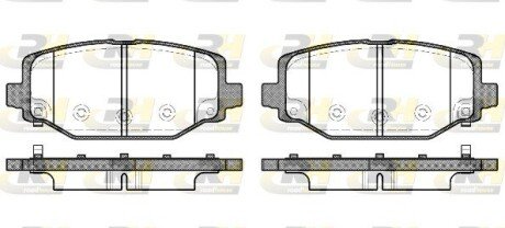 Гальмівні колодки дискові RH ROADHOUSE 21483.04