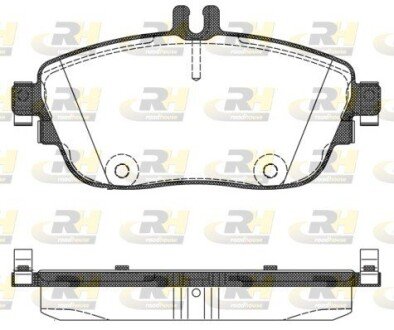 Гальмівні колодки дискові RH ROADHOUSE 21485.08