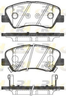 Гальмівні колодки дискові RH ROADHOUSE 21488.02