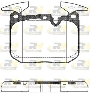 Гальмівні колодки дискові RH ROADHOUSE 21491.00