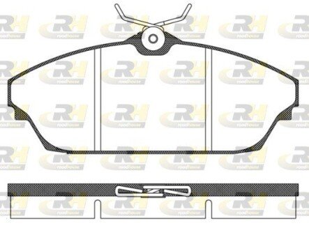 Гальмівні колодки дискові RH ROADHOUSE 21504.00