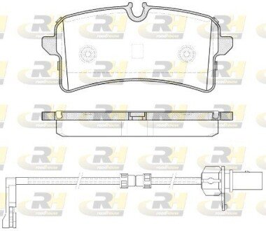 Гальмівні колодки дискові RH ROADHOUSE 21505.12