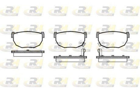 Гальмівні колодки дискові RH ROADHOUSE 2151.12