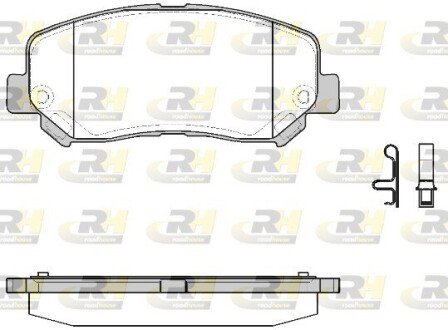 Гальмівні колодки дискові RH ROADHOUSE 21513.22