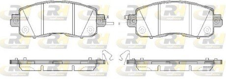 Гальмівні колодки дискові RH ROADHOUSE 21517.04