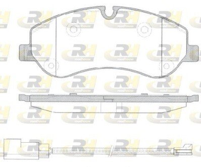 Гальмівні колодки дискові RH ROADHOUSE 21520.02