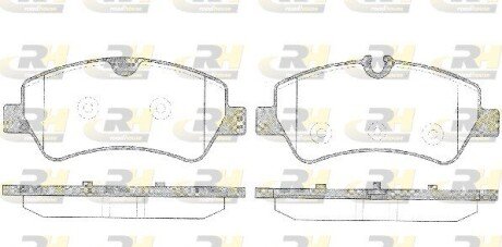 Гальмівні колодки дискові RH ROADHOUSE 21521.00