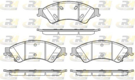 Гальмівні колодки дискові RH ROADHOUSE 21524.02