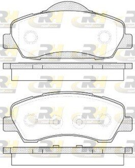 Гальмівні колодки дискові RH ROADHOUSE 21530.00