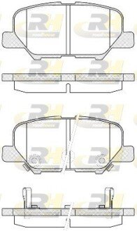 Гальмівні колодки дискові RH ROADHOUSE 21536.02