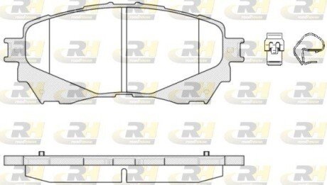 Гальмівні колодки дискові RH ROADHOUSE 21538.04