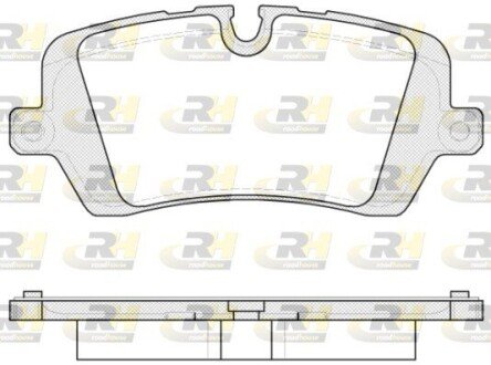 Гальмівні колодки дискові RH ROADHOUSE 21541.00