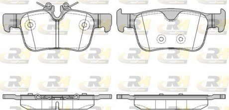 Гальмівні колодки дискові RH ROADHOUSE 21551.10