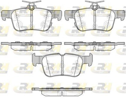Гальмівні колодки дискові RH ROADHOUSE 21551.12