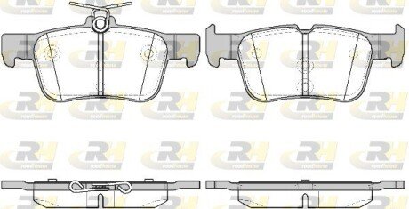 Гальмівні колодки дискові RH ROADHOUSE 21551.42