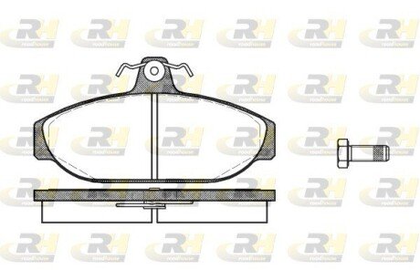 Гальмівні колодки дискові RH ROADHOUSE 2156.00