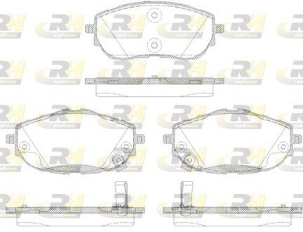 Гальмівні колодки дискові RH ROADHOUSE 21561.02